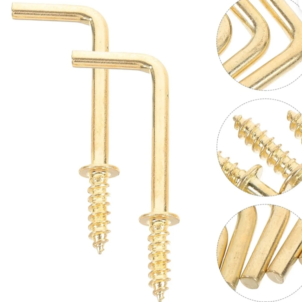 HANG PICTURES IN SECONDS ✨ 100 Gold Screw Hooks | DIY Glow-Up Kit 💅